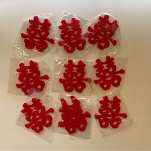 Chinese Wedding Cake Topper (pack of 9)